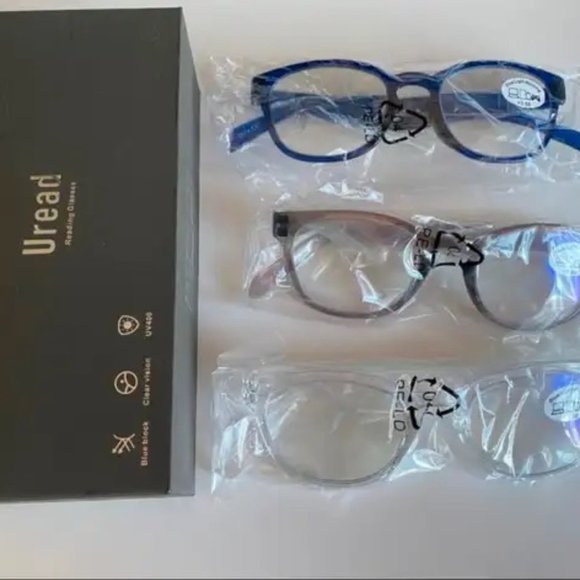 3 Pairs Unread Reading Glasses Anti Eyestrain (+3.50) - Picture 1 of 1